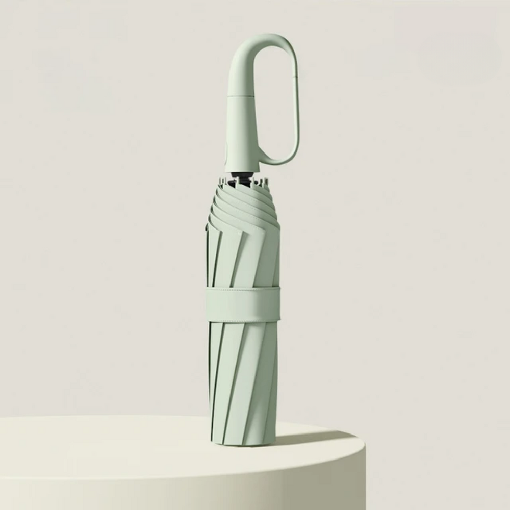 Veilige reflecterende paraplu voor mannen en vrouwen, ideaal bij regen en slecht zicht.