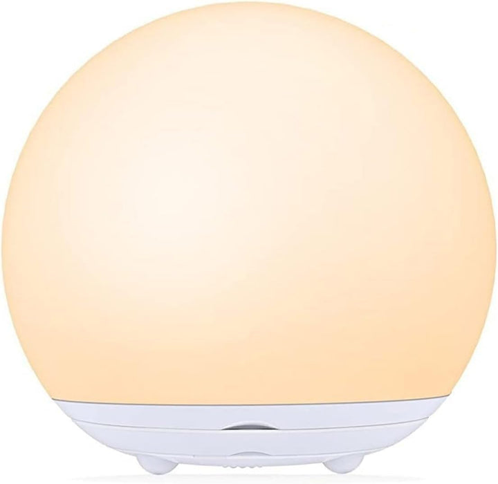 "Zacht oogvriendelijk borstvoedingsnachtlampje van BPA-vrij siliconen met aanraakdimmer voor baby's en kinderen."