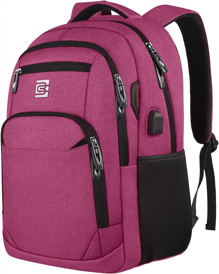 Perfecte rugzak voor werk, school of reizen, met anti-diefstal en USB-poort.