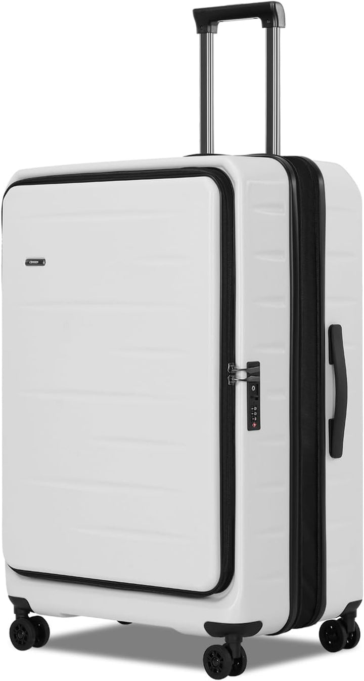 Stijlvolle uitbreidbare bagage met 360° spinnerwielen en ingebouwd TSA-slot voor comfort.